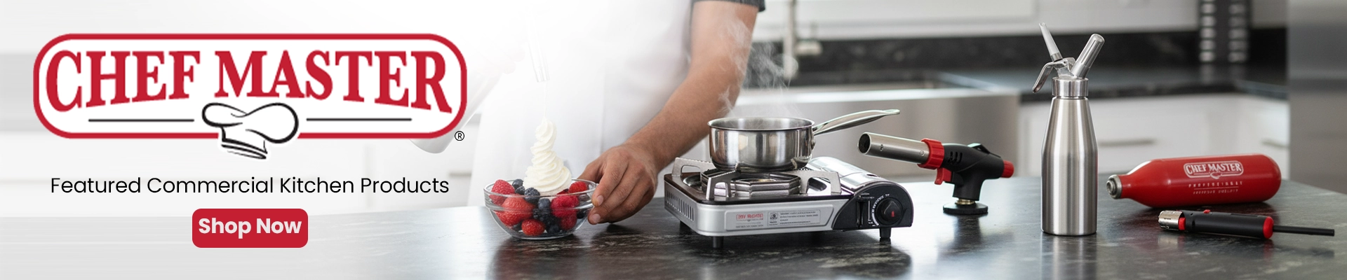 Chef Master brand banner